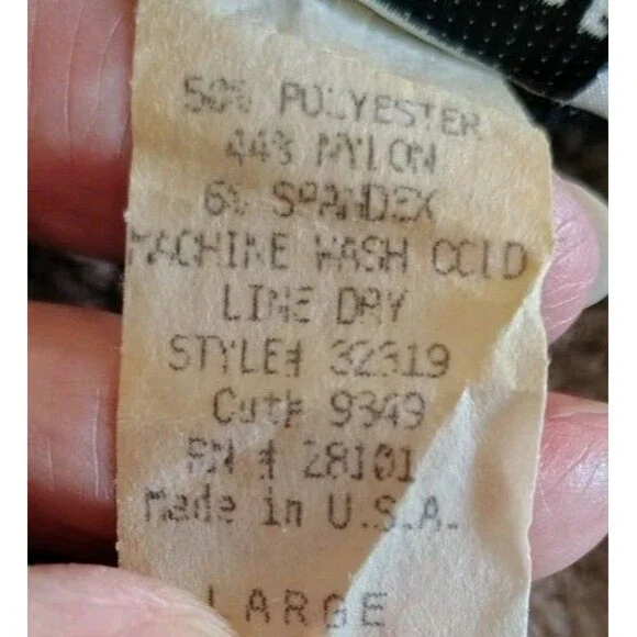 Vintage Maxi Pencil Skirt Size L Waist 26 Dragonfly Print  Gray Back Slit USA - Picture 6 of 6